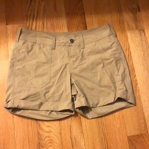 The North Face Khaki Womens Size 4 Shorts